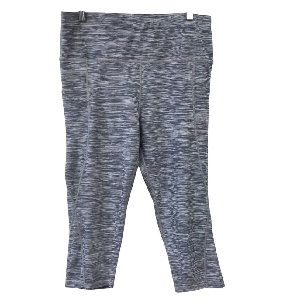 Activewear Pants Womens XL Capri Blue White